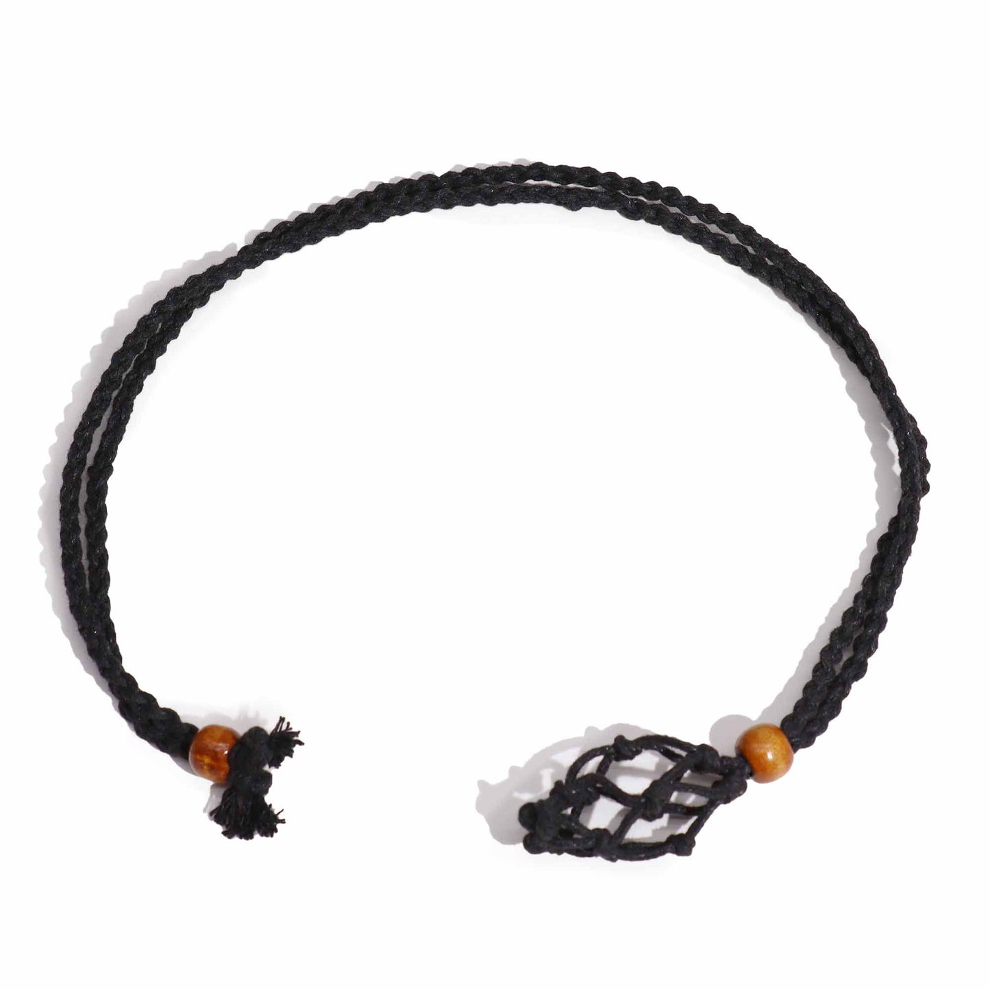 Crystal Gemstone Necklace Cord 45cm/18inch - Black