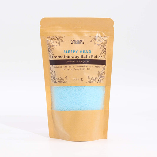 Aromatherapy Bath Potion in Kraft Bag 350g - Sleepy Head