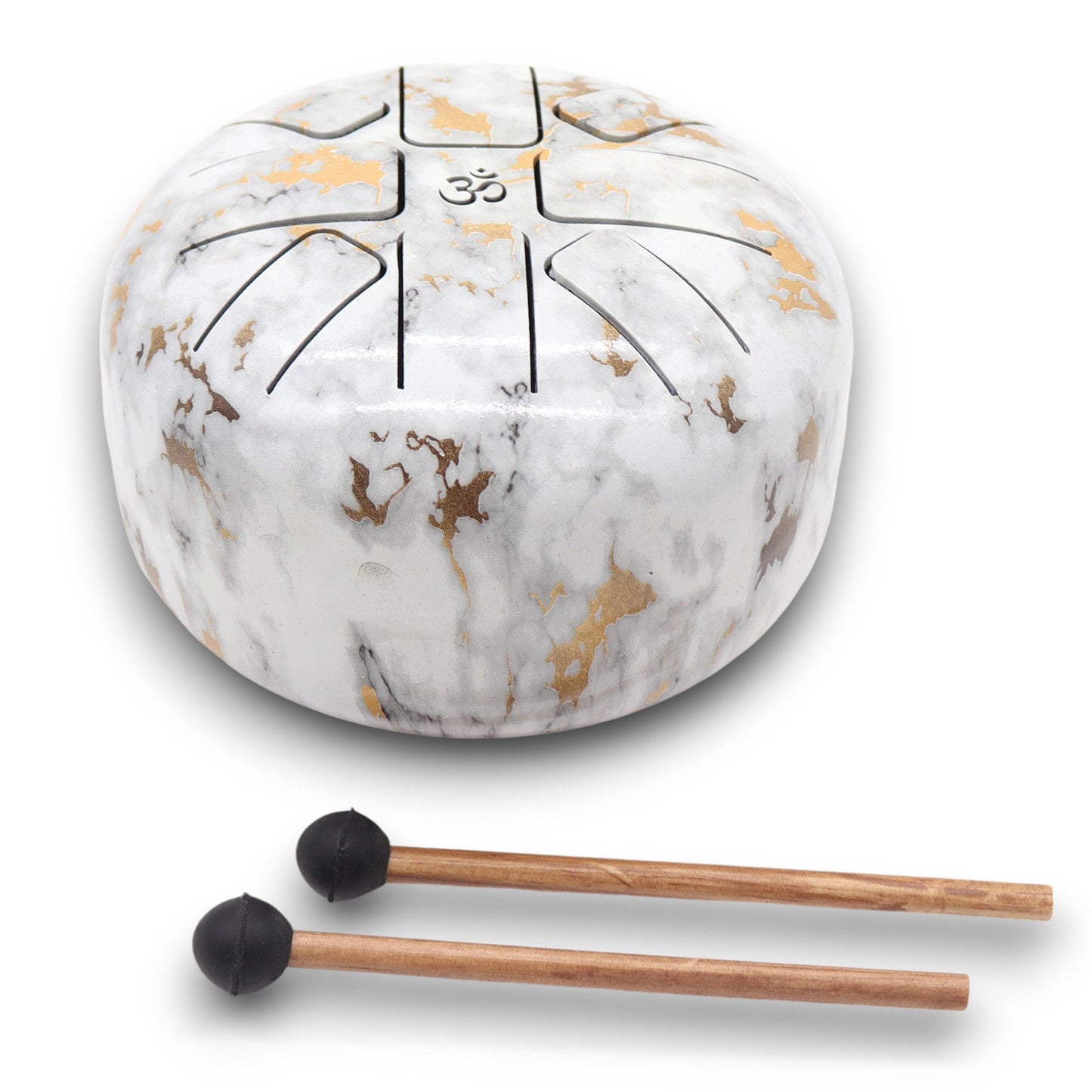 Med Steel Tongue Happy Drums Marble - 17x13cm