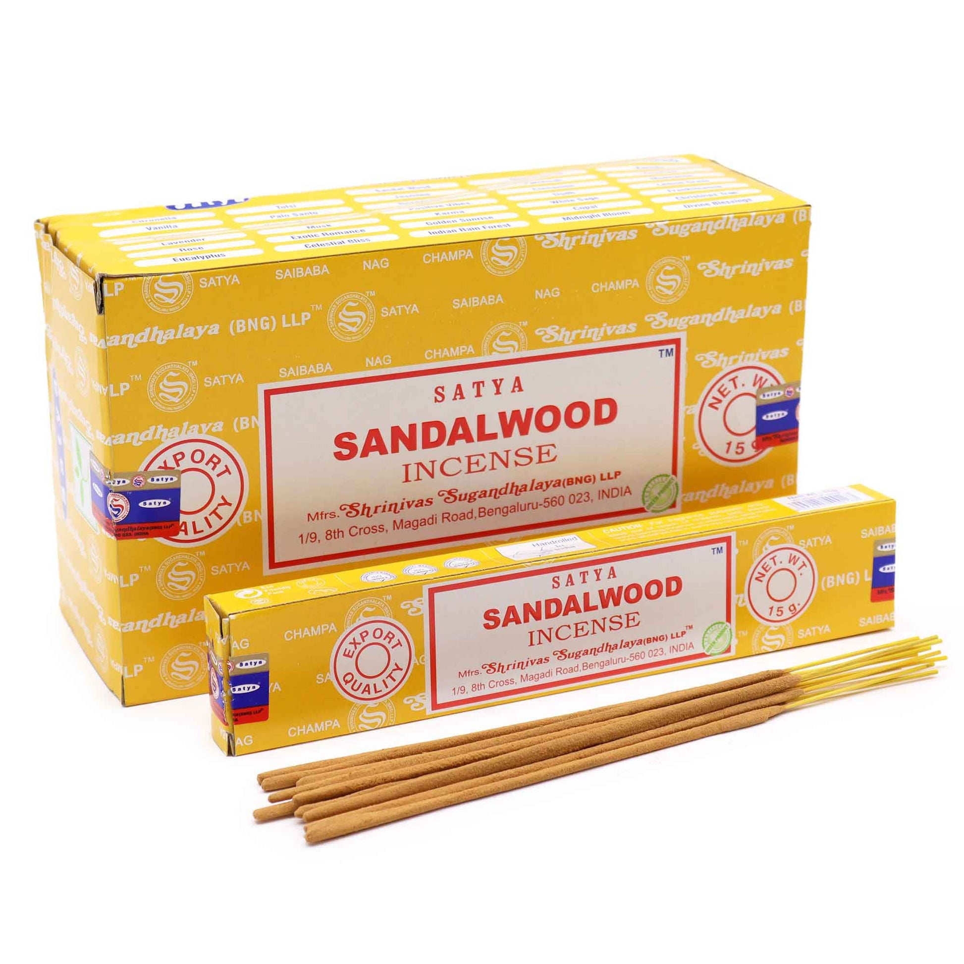 Satya Incense 15gm - Sandalwood