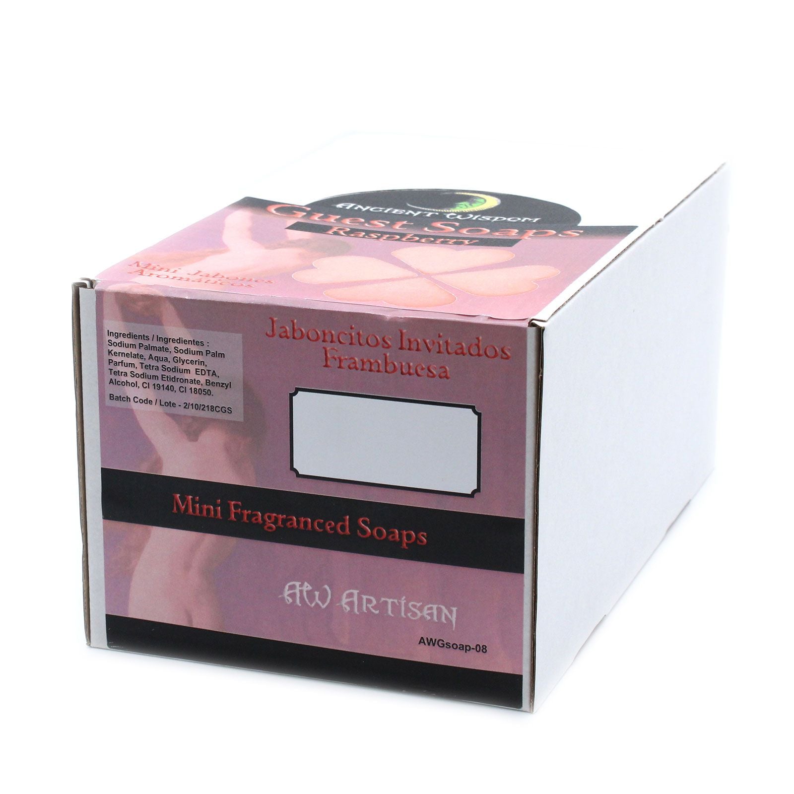 Heart Guest Soaps - Raspberry