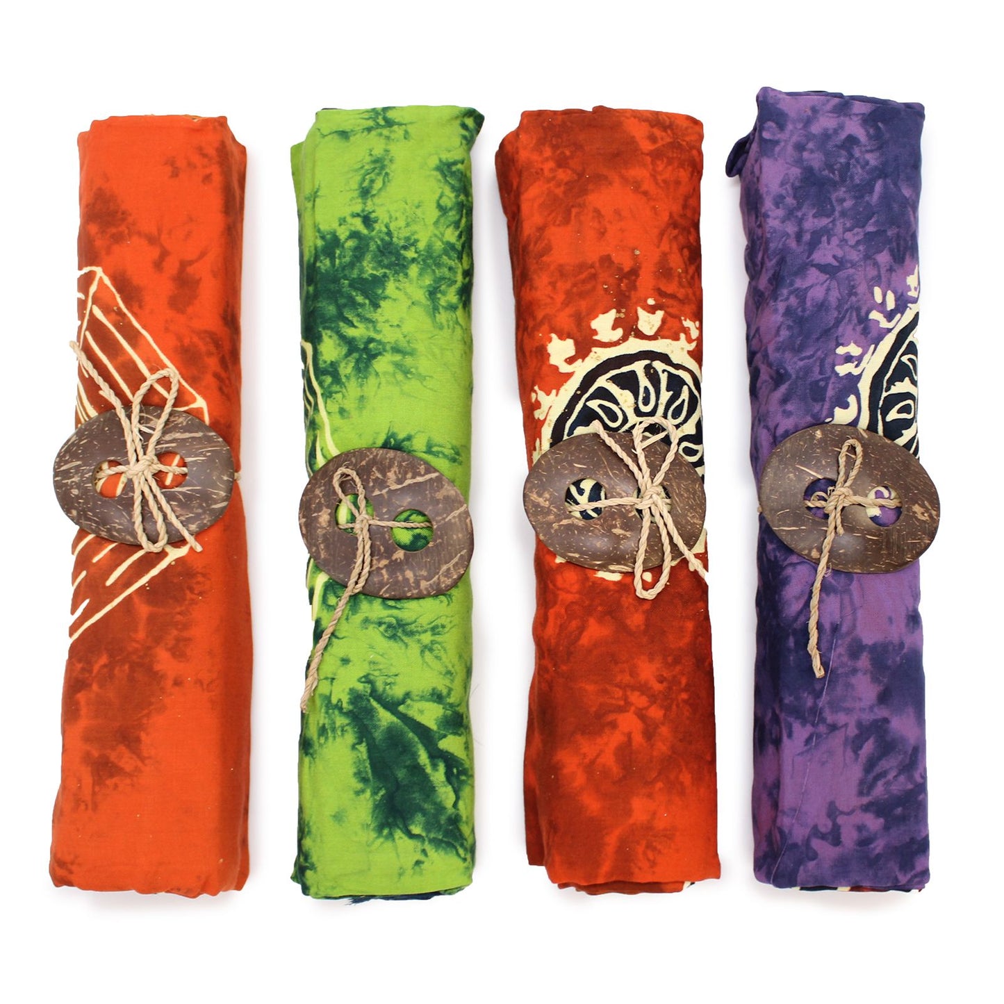 1x Bali Celtic Sarongs - Yin & Yang (4 Assorted Colours)