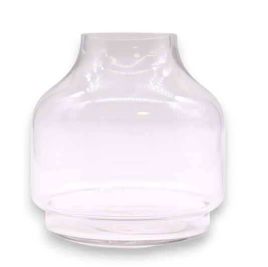 Medium Ball Top Terarium on Dark Tung Wood - 17x22cm