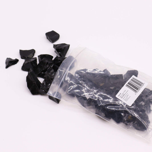 Raw Crystals (500gm) - Black Obsidian