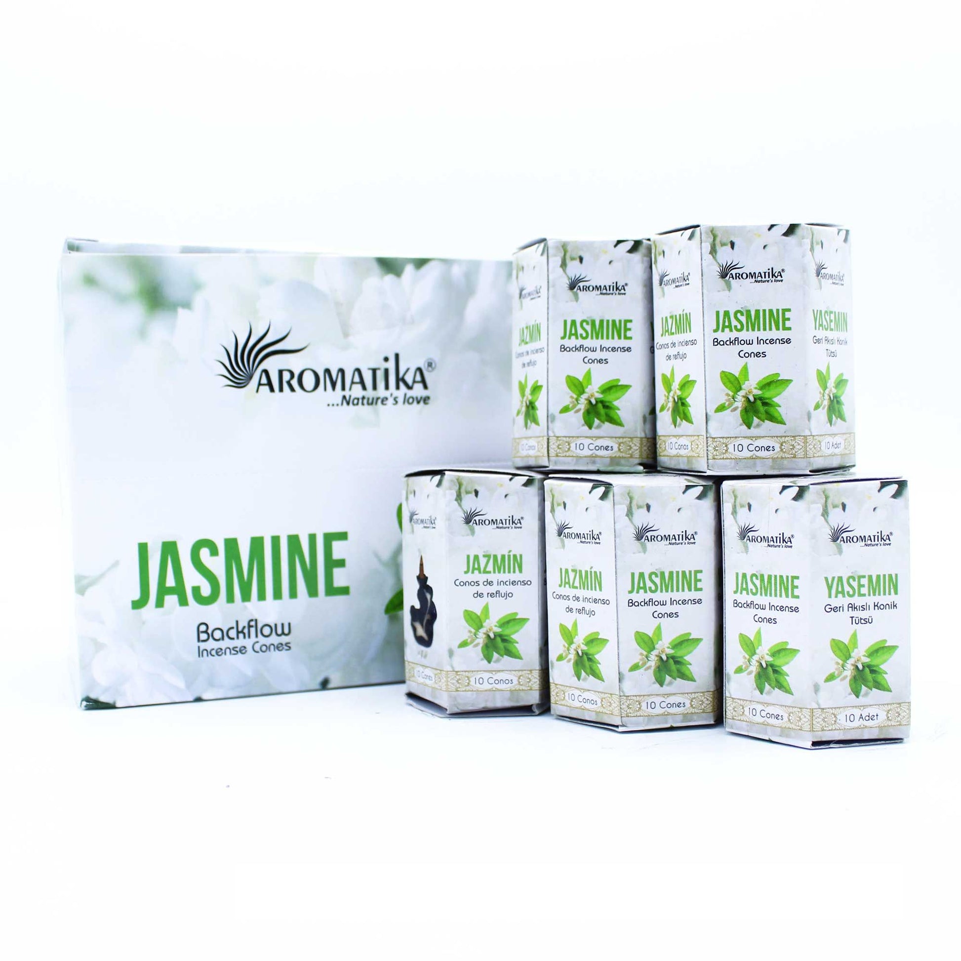 Masala Backflow Incense pack of 10 - Jasmine