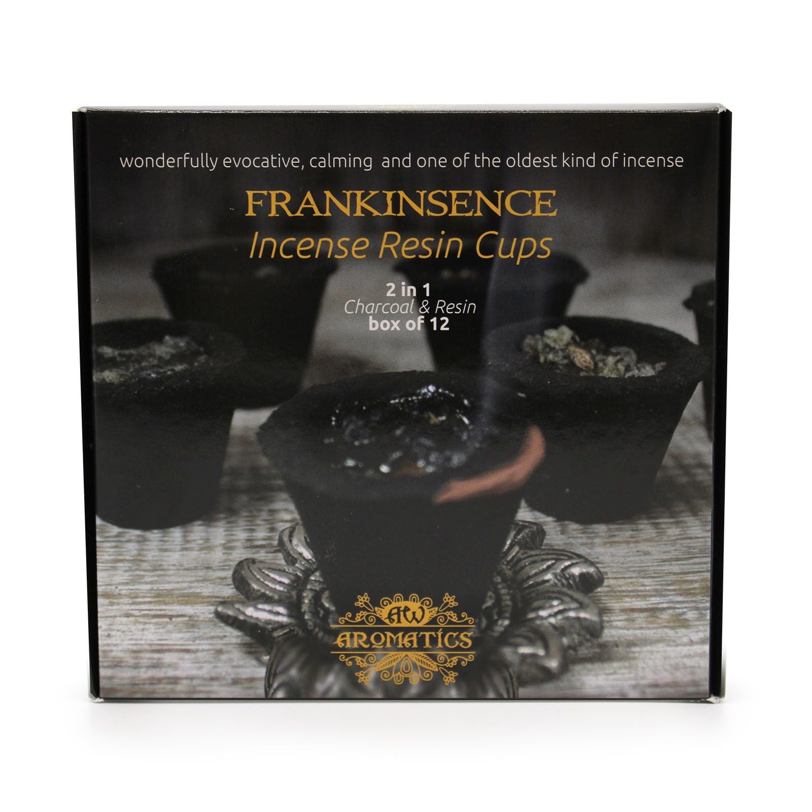 Box of 12 Resin Cups - Frankinsence