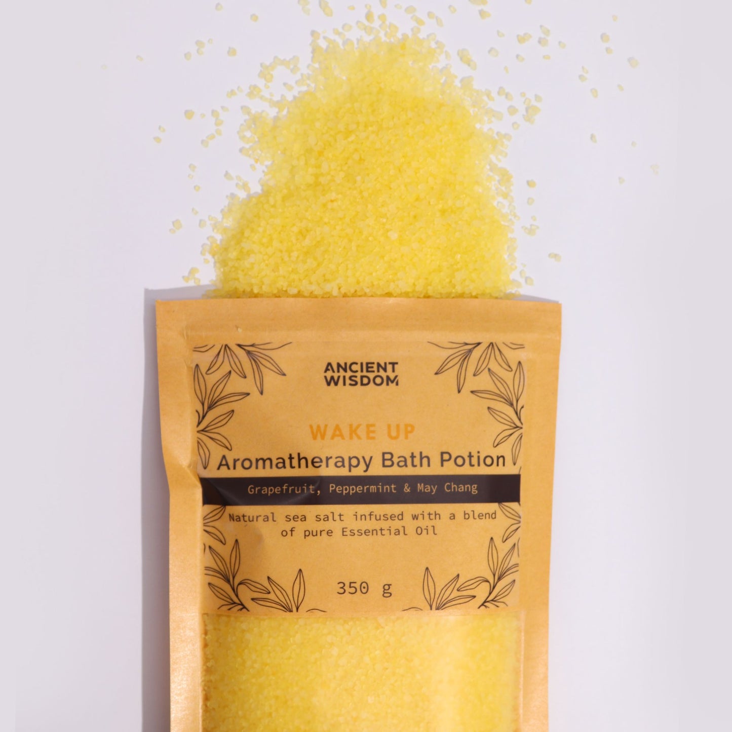 Aromatherapy Bath Potion in Kraft Bag 350g - Wake Up